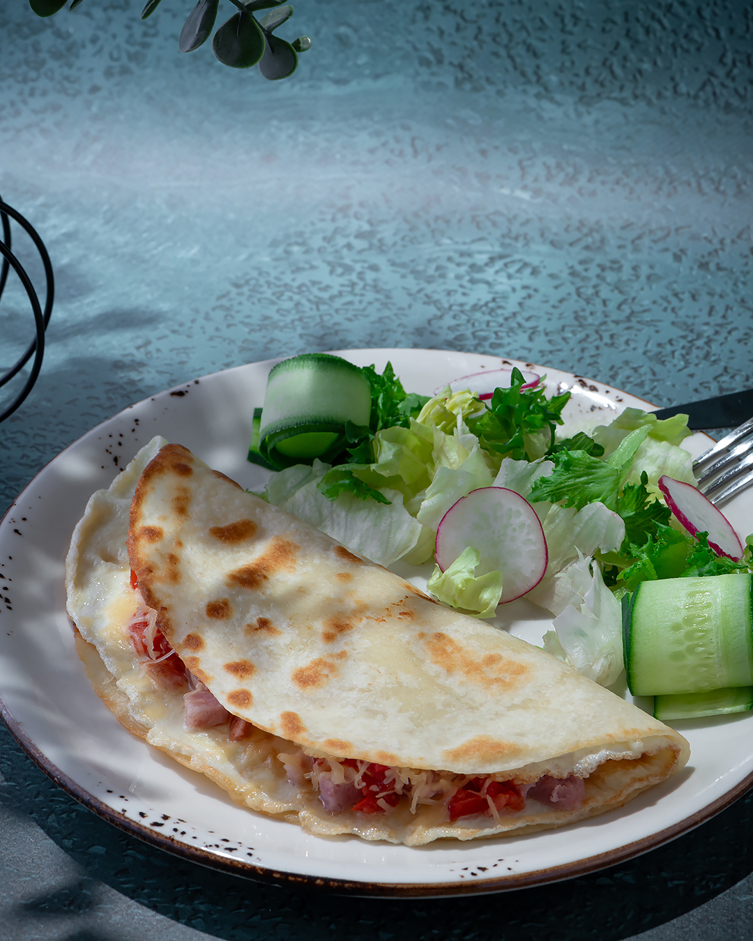 Омлет в лаваше