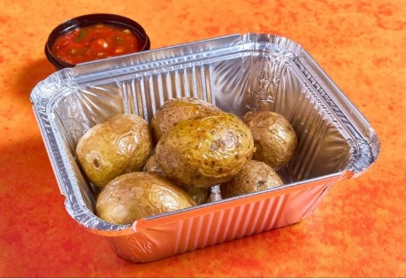 Запеченый Бэйби картофель с соусом