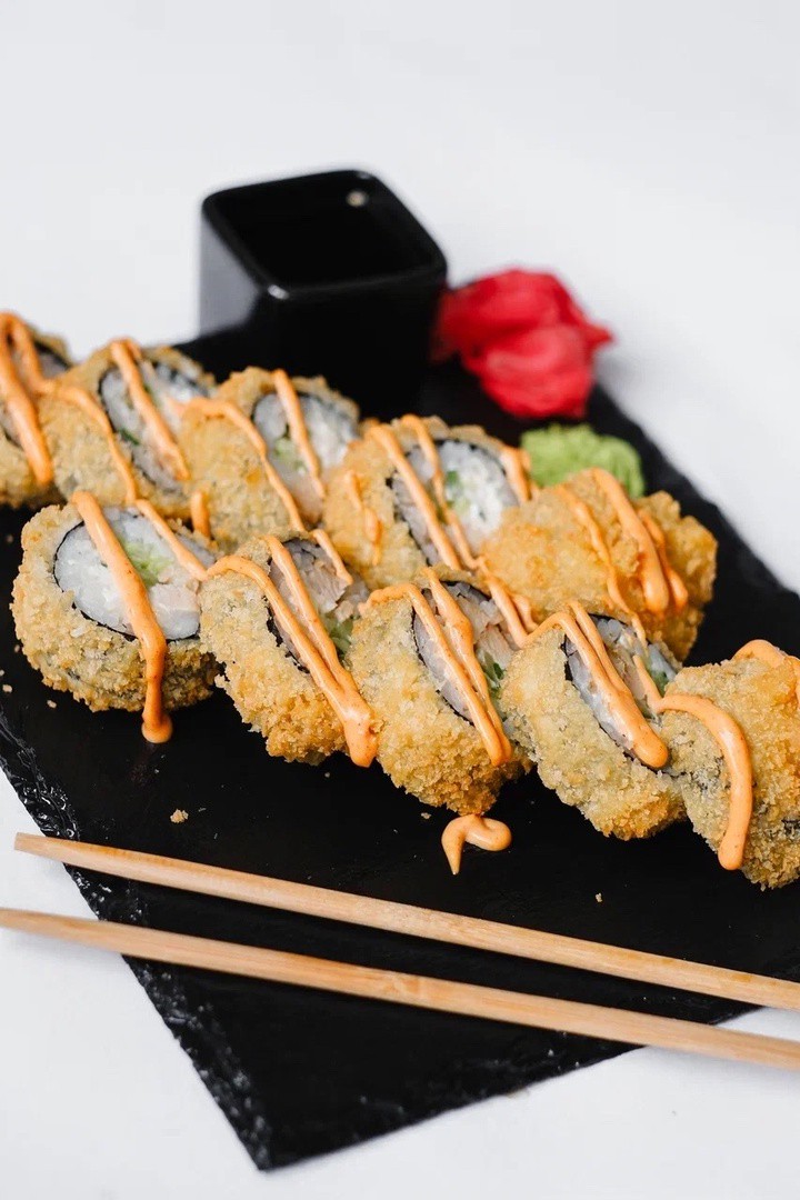 Спайси цыпленок темпура.