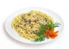 Паста с курицей и грибами