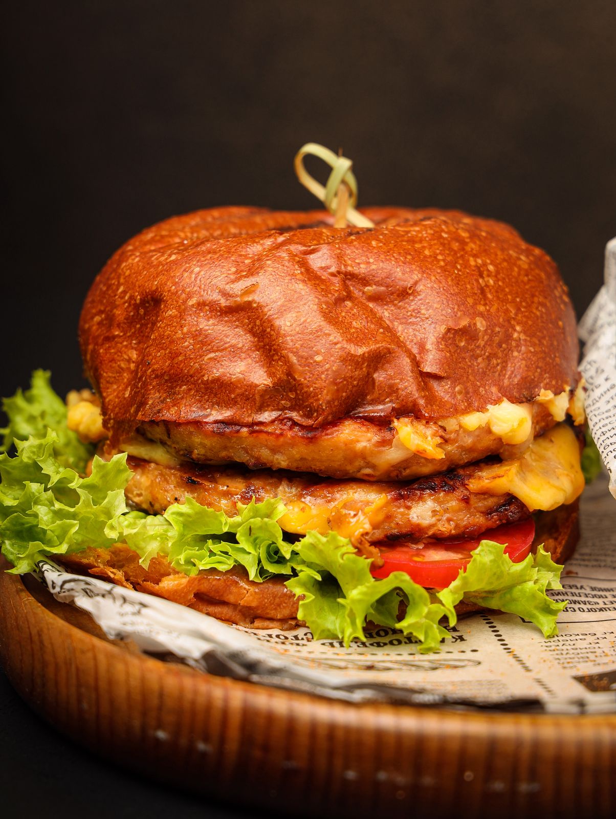 Бургер куриный двойной