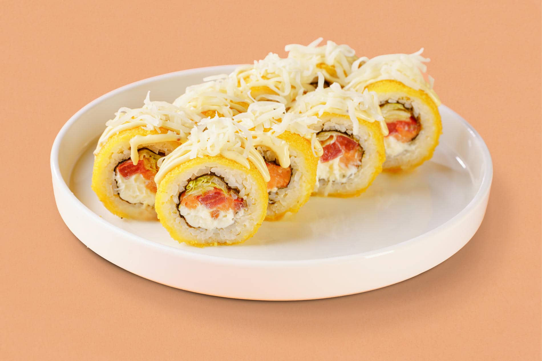 Ролл Цезарь с Лососем