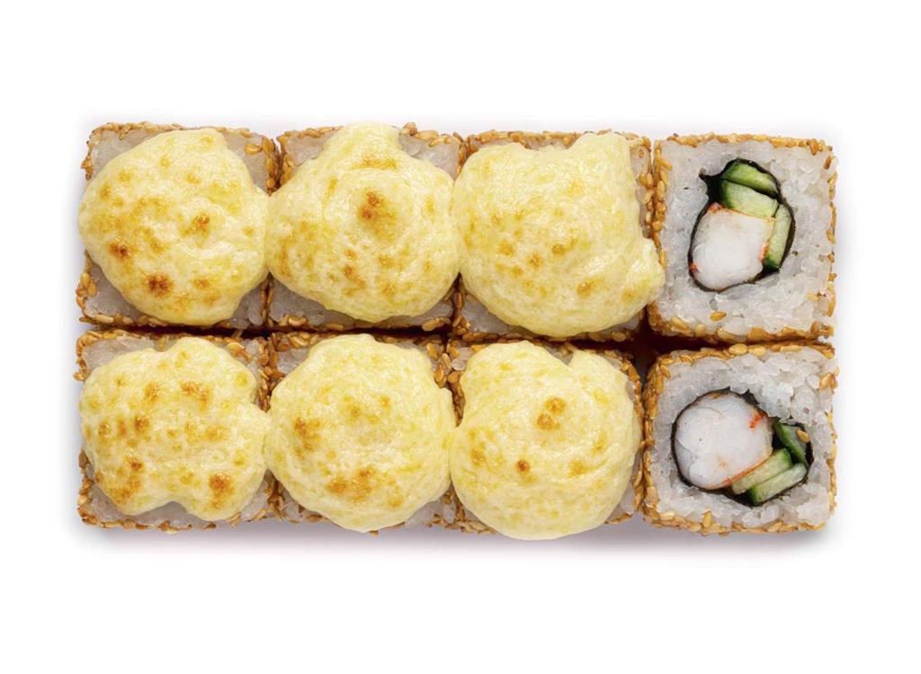 Запечённый с креветкой