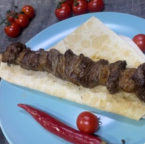 Мякоть баранья на углях