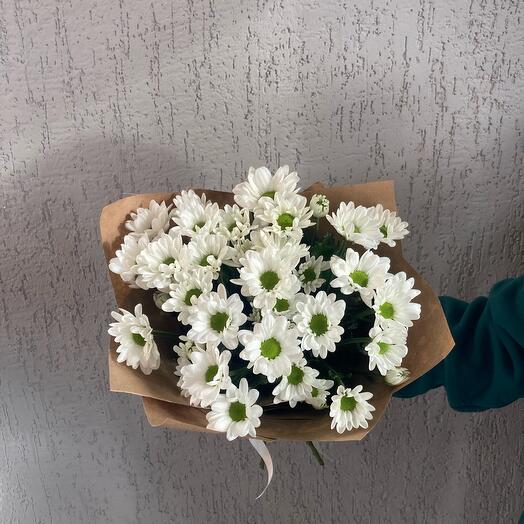 Хризантема в крафте