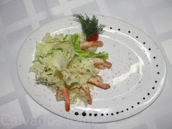 Цезарь с креветками