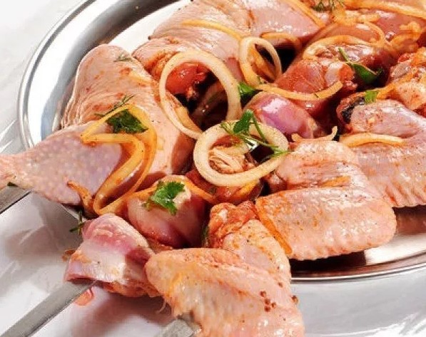 Куриное ассорти маринованное