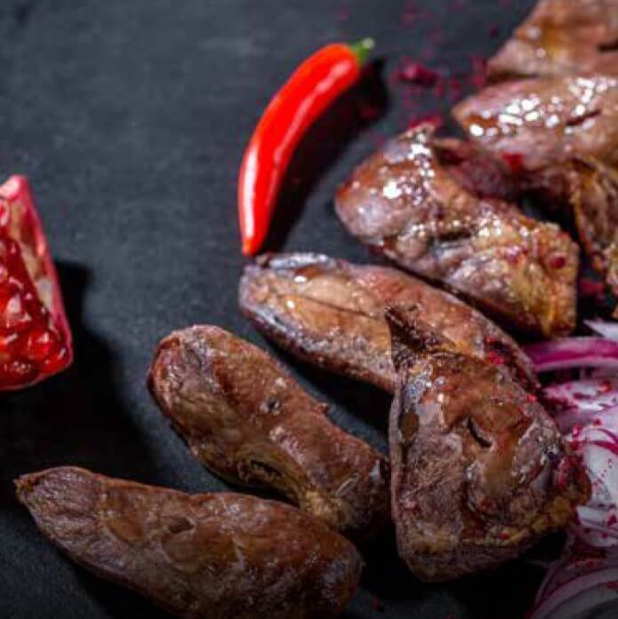 Шашлык из бараньего сердца
