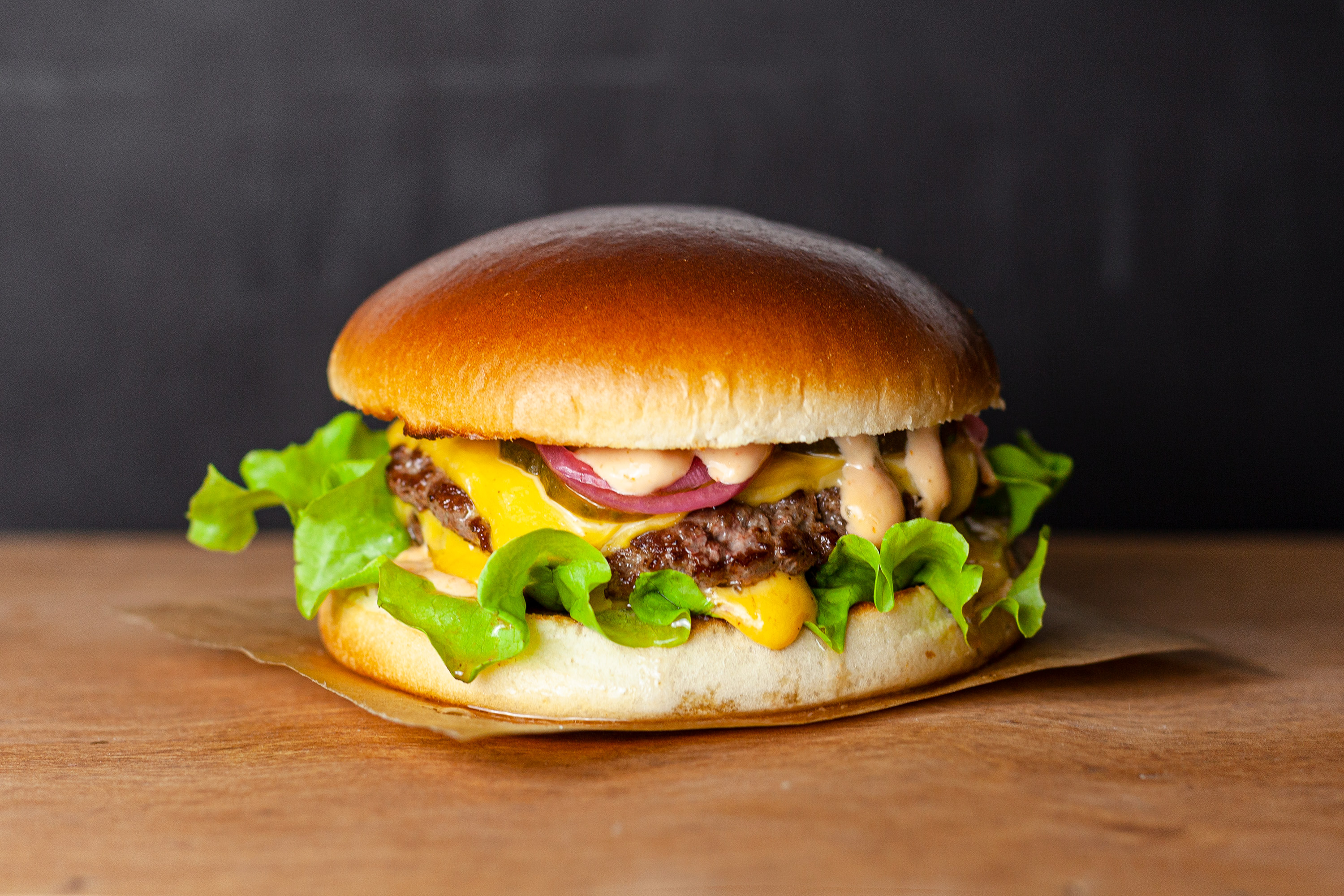 Бургер Дабл чиз и фри