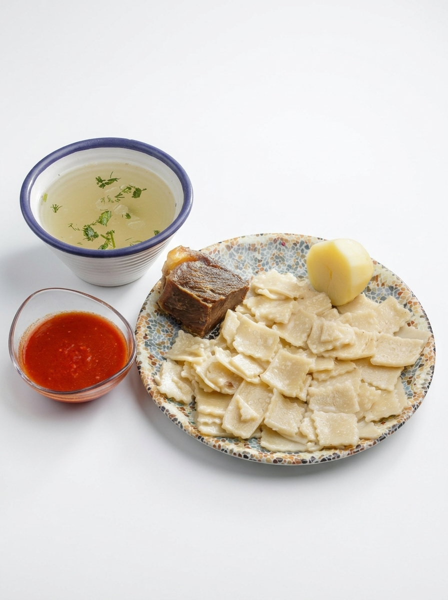 Хинкал тонкий сушеным мясом