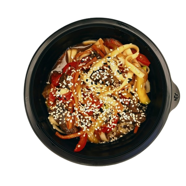 Удон с говядиной