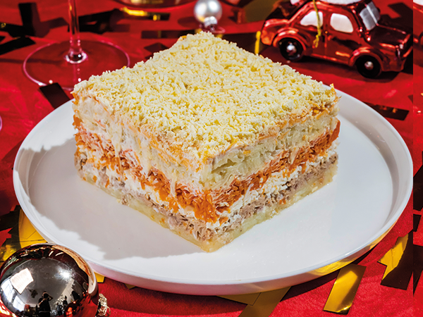 Мимоза с тунцом