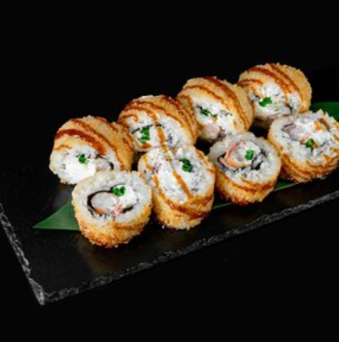 Бекон-креветка темпура