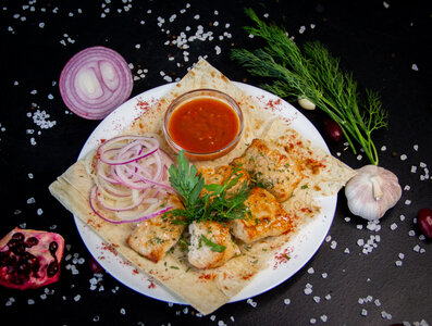 Шашлык из куриного филе