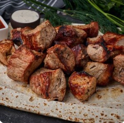 Шашлык из cвинoй вырезки