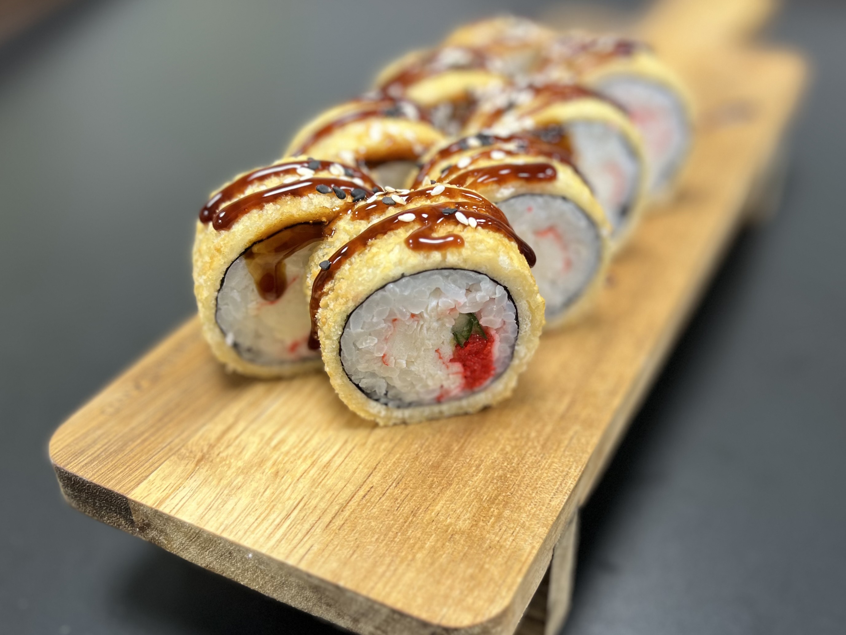 Калифорния темпура жареные