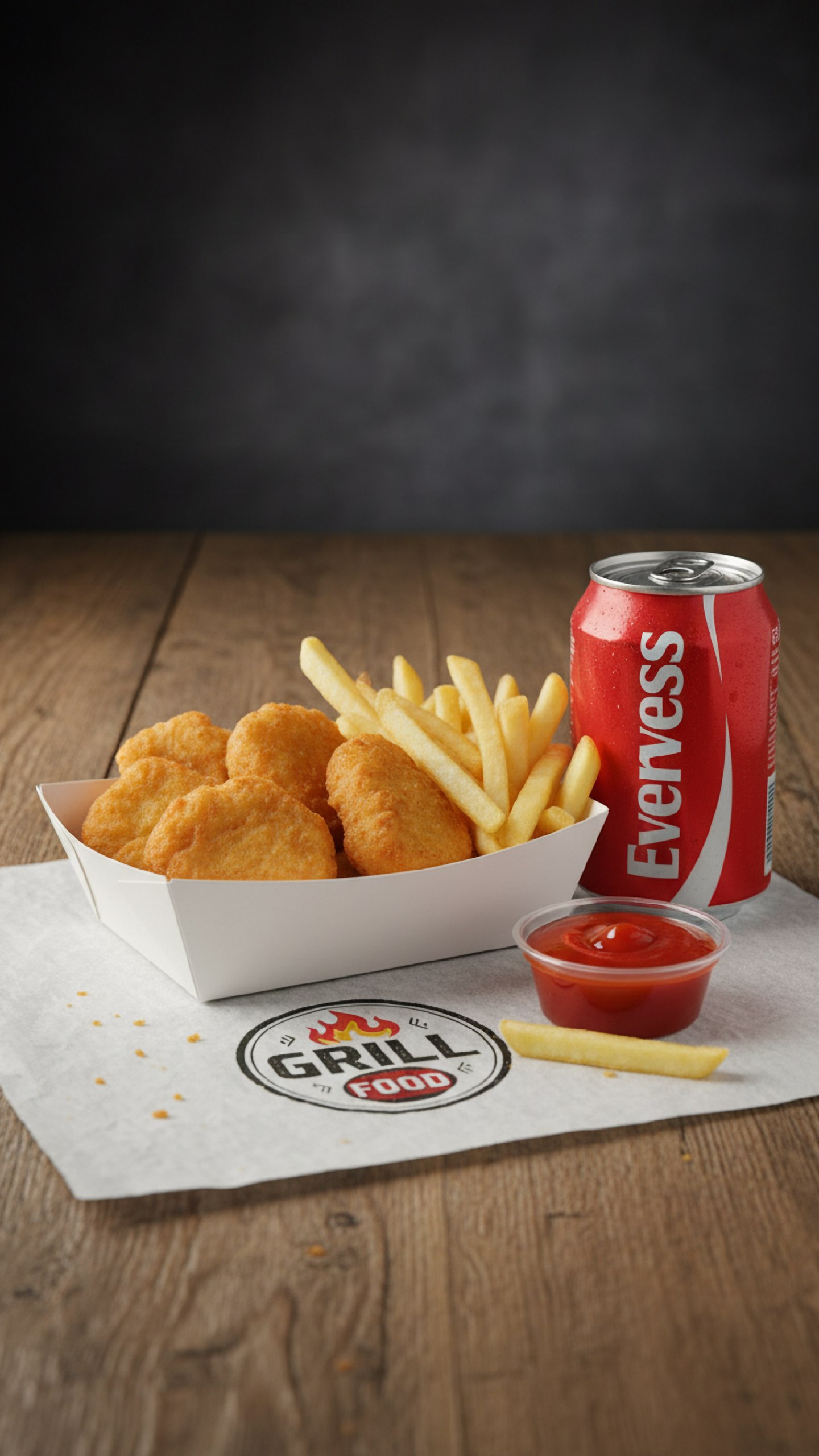 Комбо-обед с наггетсами