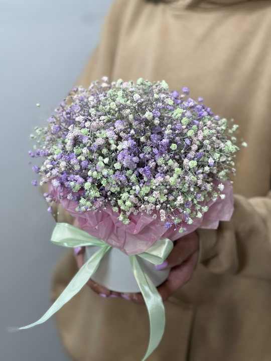 Коробочка с гипсофилой