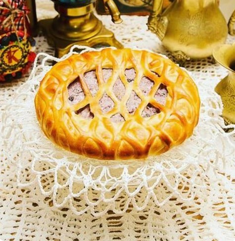 Пирог с клубникой 35см