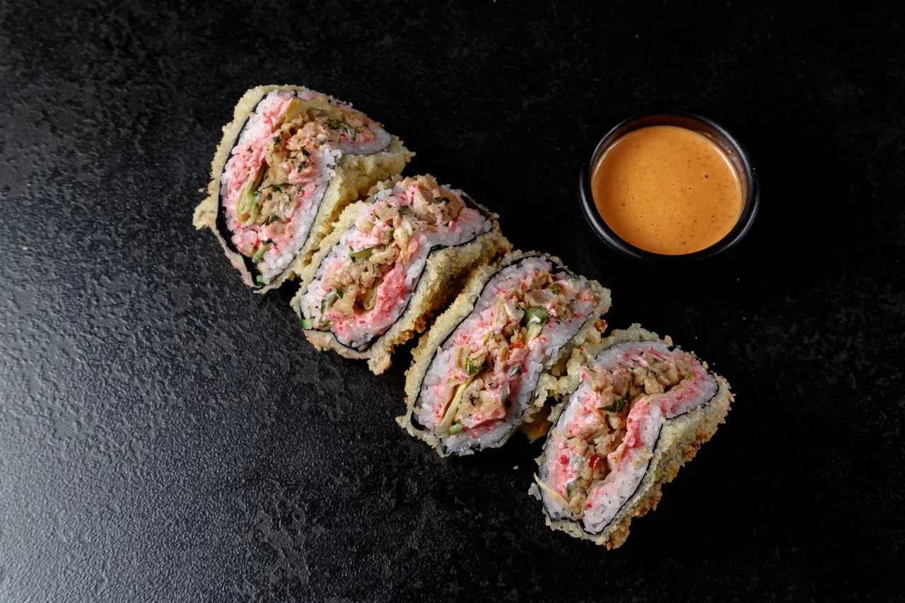Рисовый сэндвич с курицей