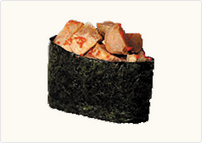 Суши курица в остром соусе