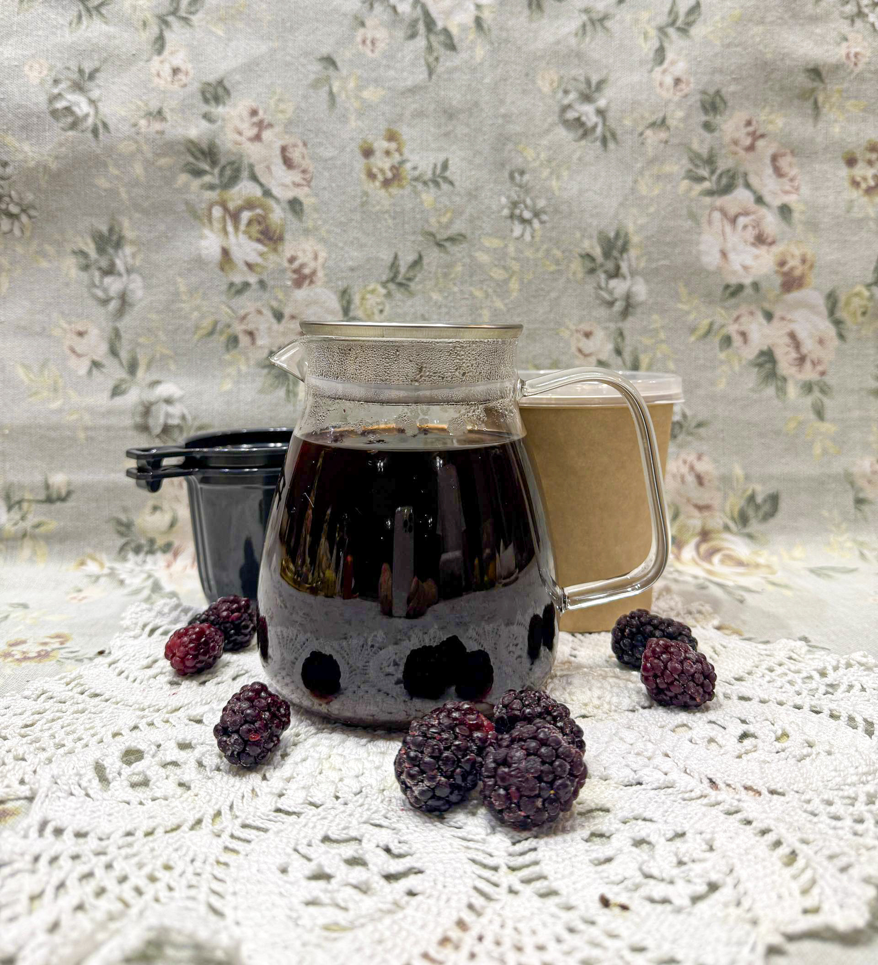 Авторский чай шиповник-ежевика, 400 мл