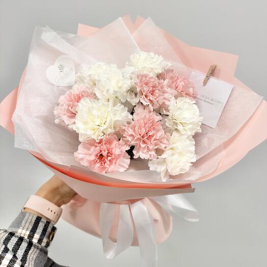 Букет «Пушинка» из диантусов