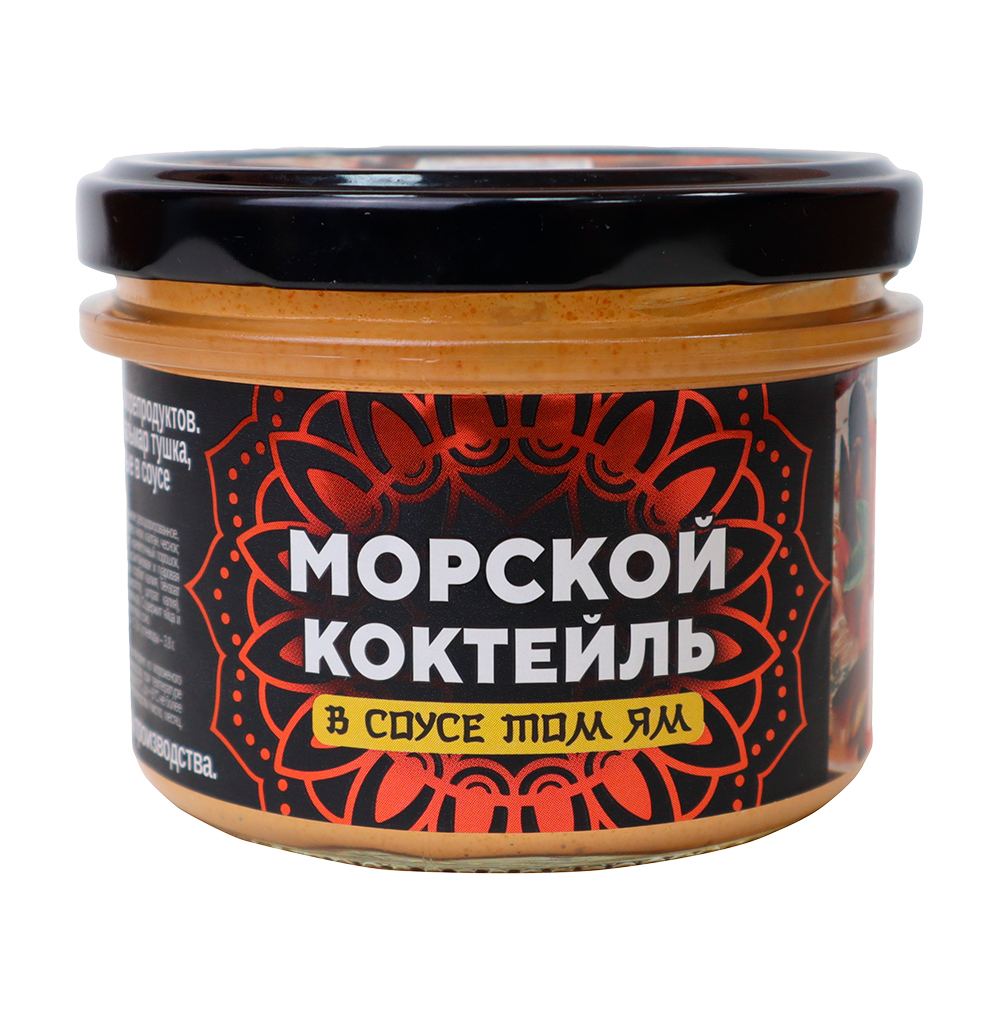 Коктейль из морепродуктов в соусе «Том-ям»