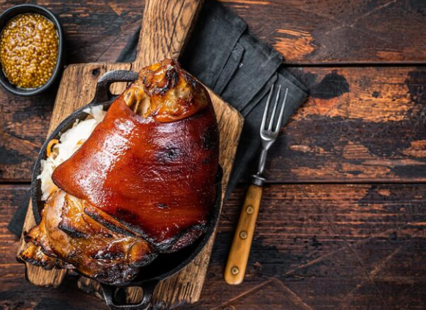 Свиная рулька гриль