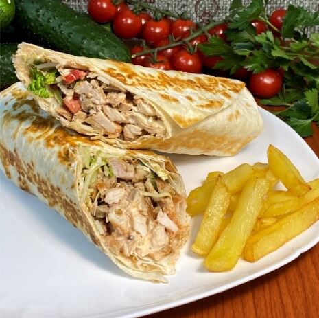 Шаурма с картошкой фри