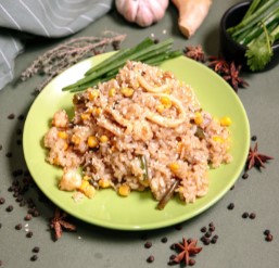 Жареный рис с морепродуктами