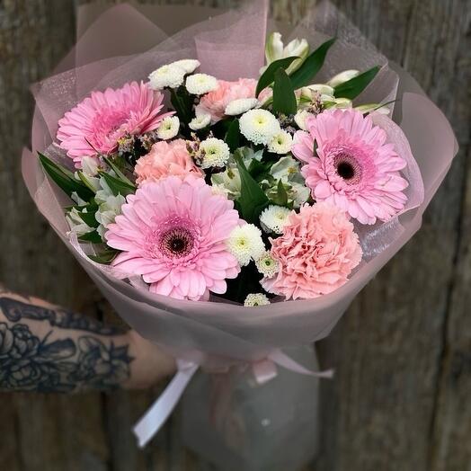 Букет с герберами