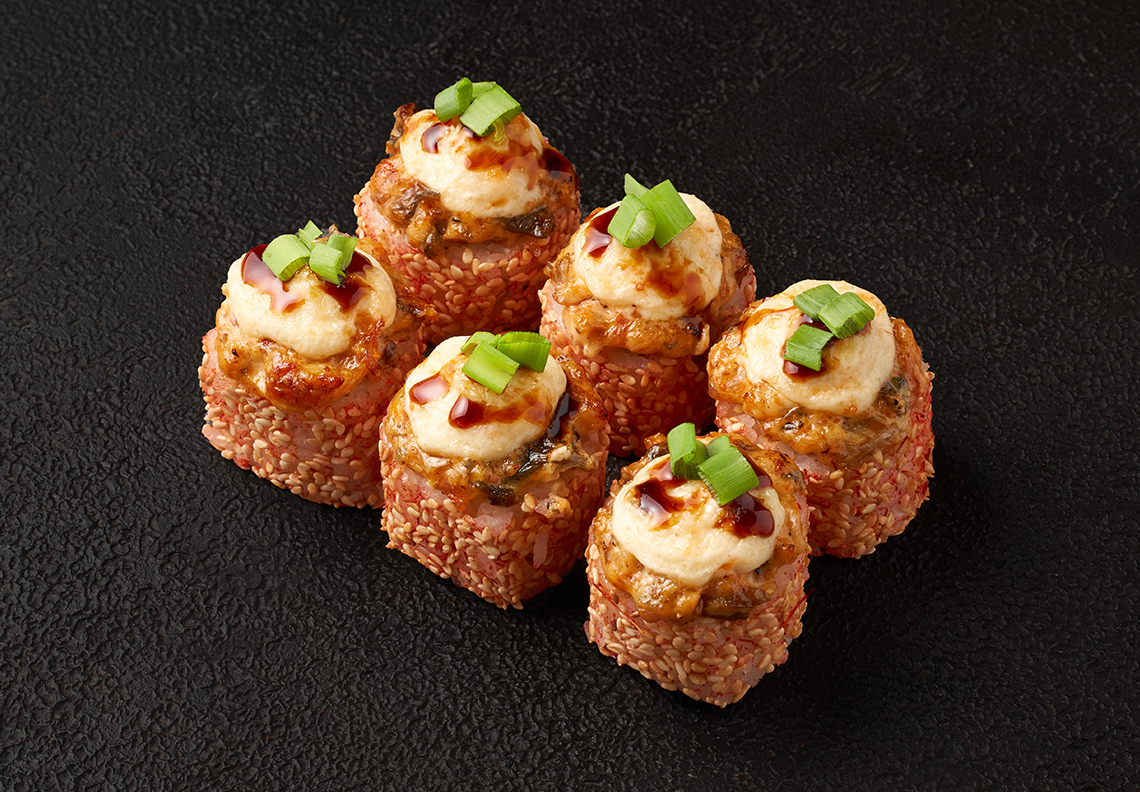 Ролл запеченный Тритон с угрем