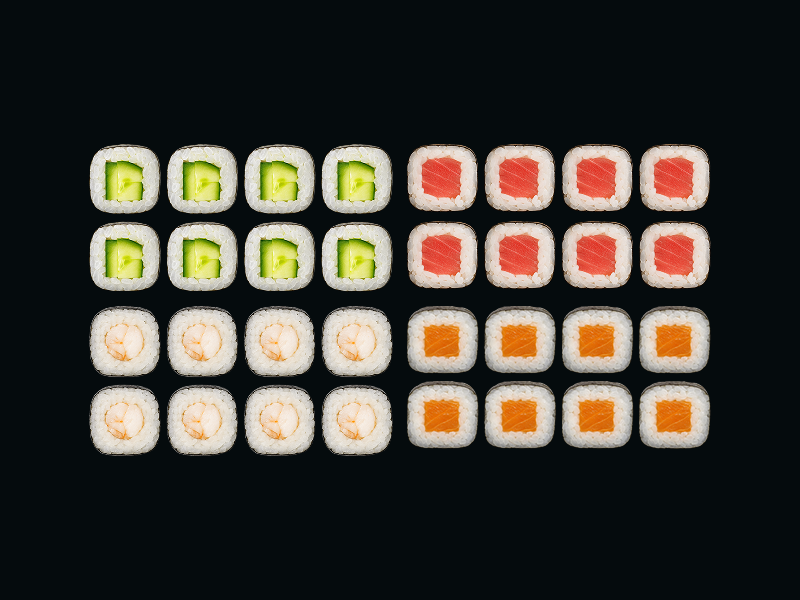 CH сет "маки" сет классика   32 шт.