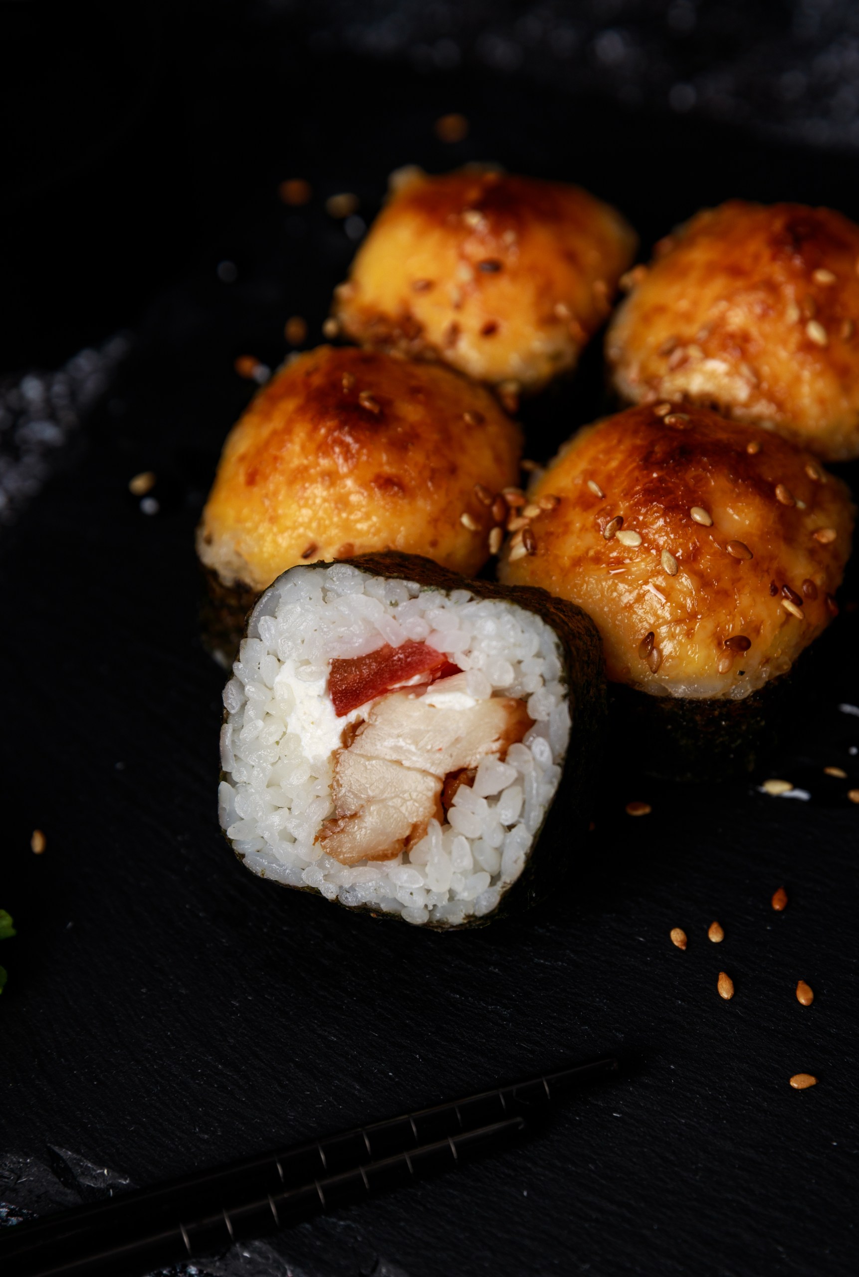 Запечённый чикен терияки 5шт.