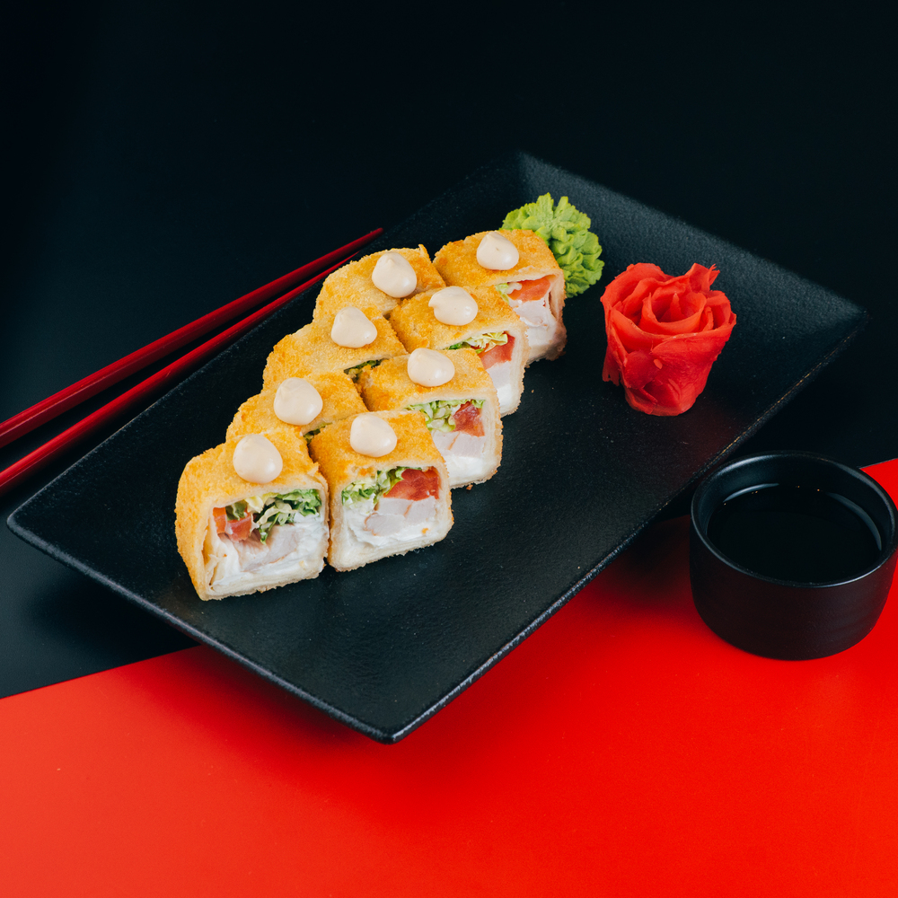 Темпурная тортилья с креветками