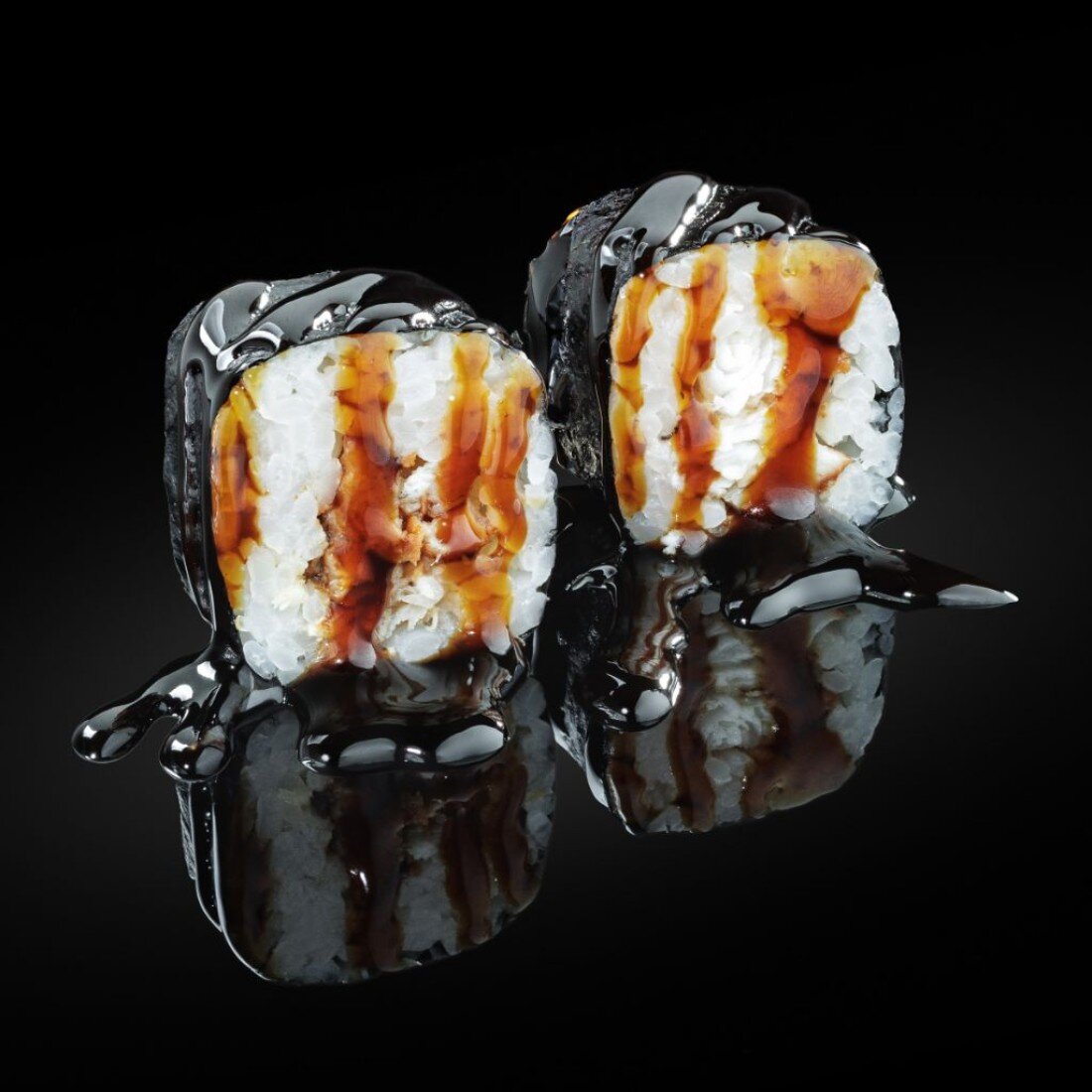 Хосомаки с угрём 150г