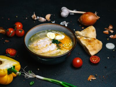 Суп куриный