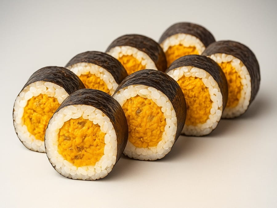 Ролл с мидиями