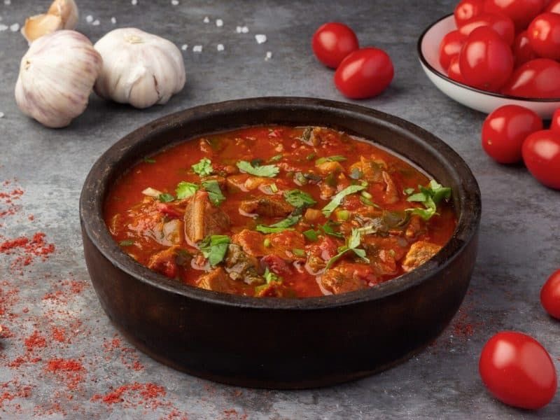 Чашушули по-грузински с говядиной