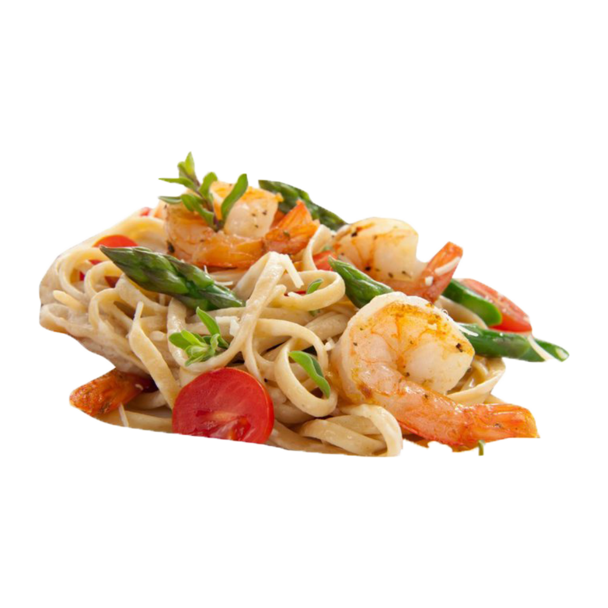Паста с Креветками и Цукини