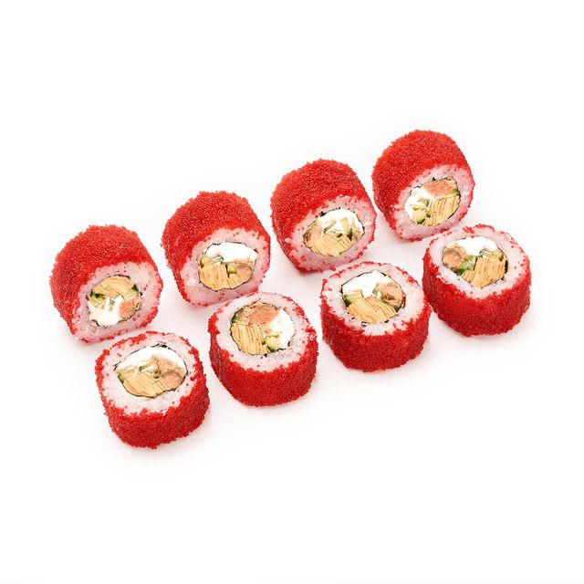 Калифорния с лососем терияки 4 шт