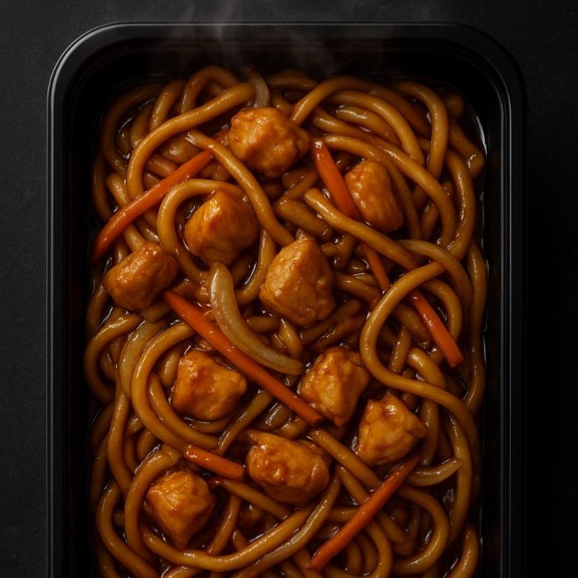 Wok с курицей