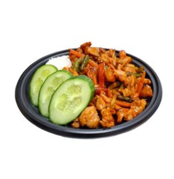 Курица с овощами в папричном соусе