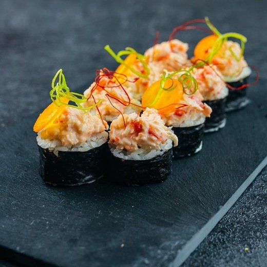 Тар-тар ролл с крабом