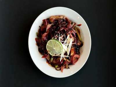 ЛАПША ГРЕЧНЕВАЯ КУРИЦА / ОВОЩИ