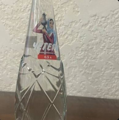 Вода без газа, стекло