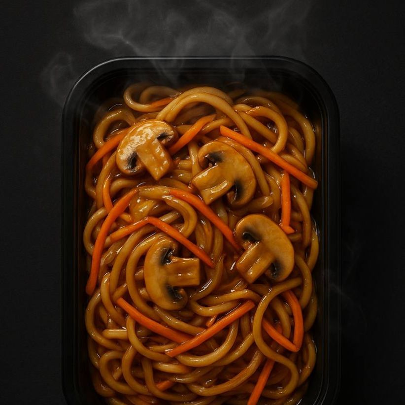 Wok с овощами в соусе сладкий Чили