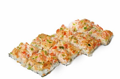 Японская пицца морепродукты