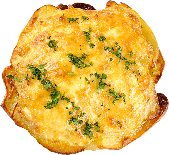 Картофель запеченный с сыром